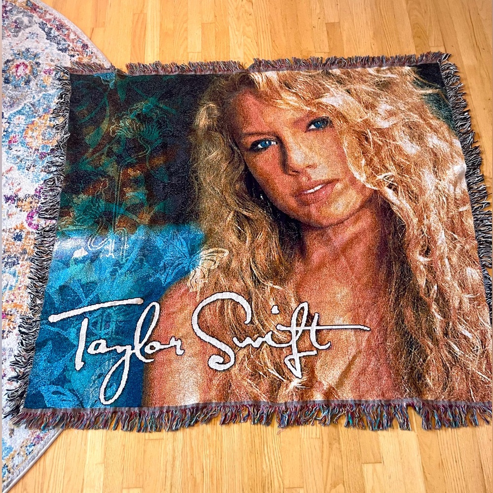 Taylor Swift Debut Album Woven Tapestry Blanket